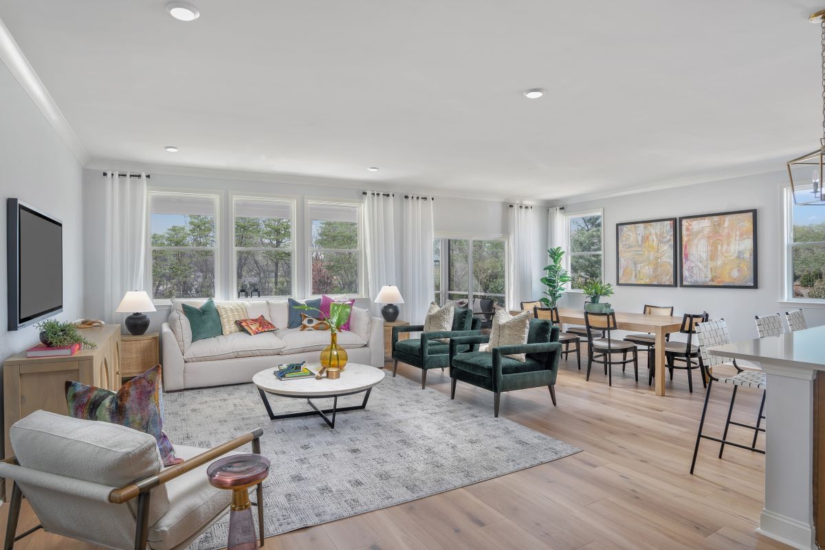 Plan 1910 Modeled - Great room