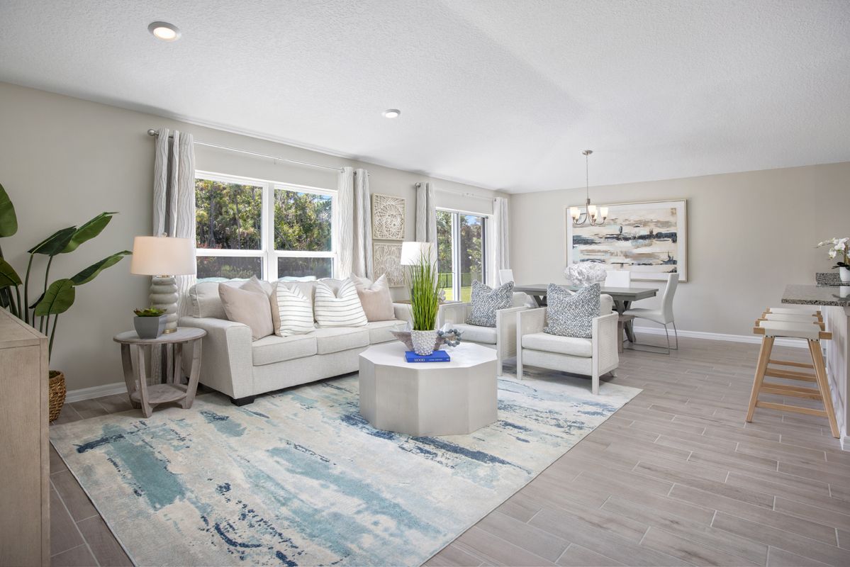 Plan 1707 Modeled - Great room