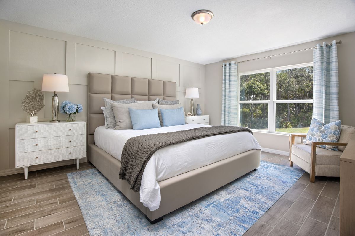 Plan 1707 Modeled - Primary bedroom