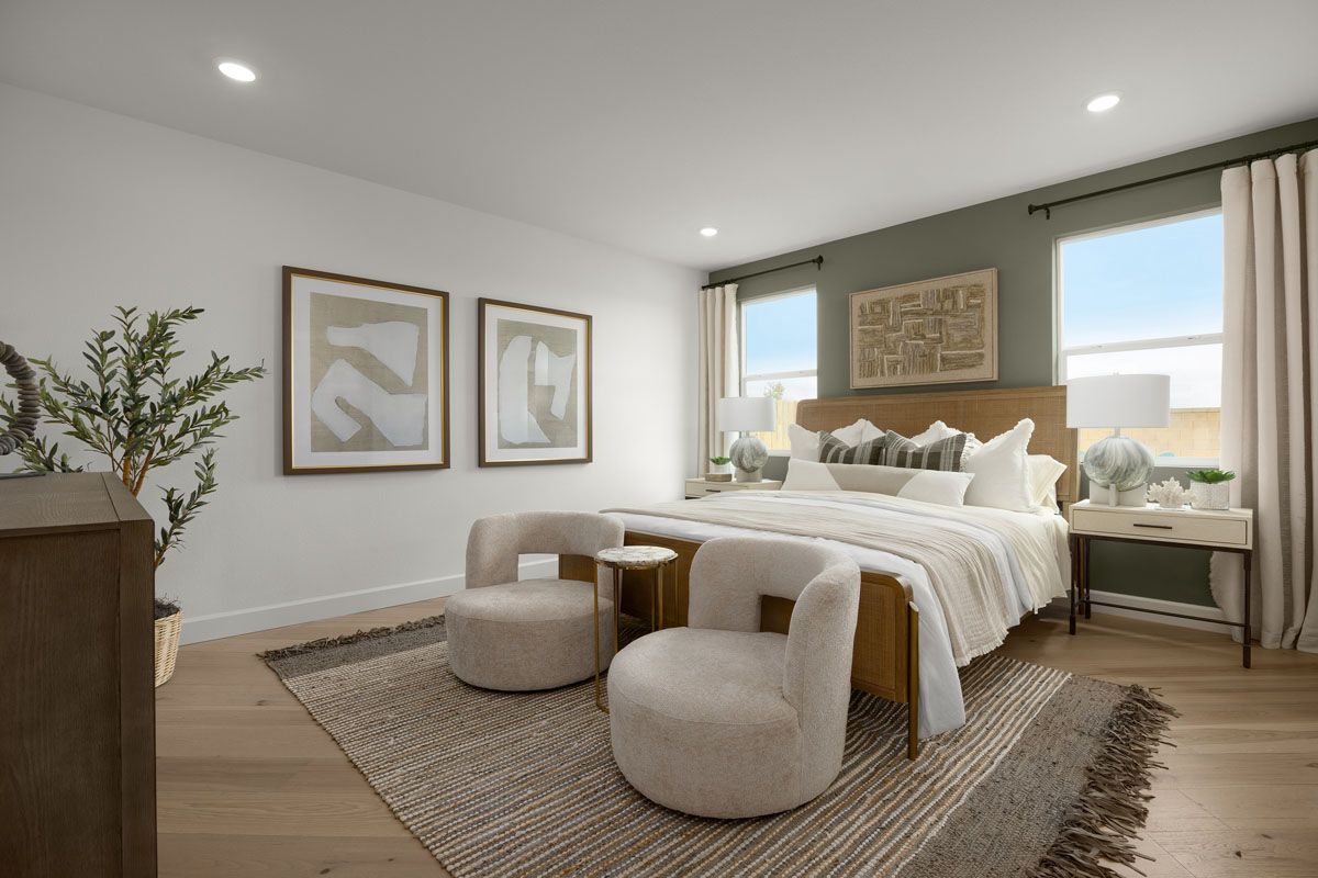 Plan 1860 Modeled - Primary bedroom