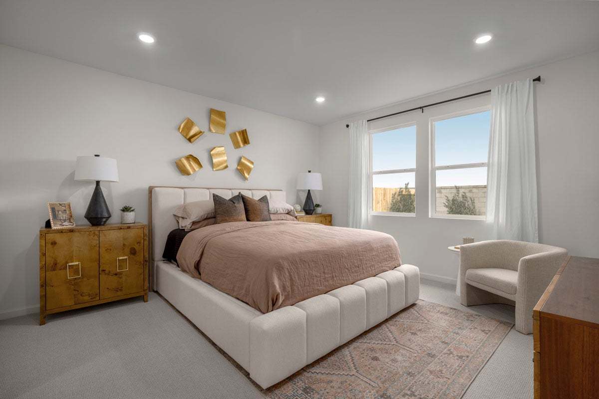 Plan 1769 Modeled - Primary bedroom