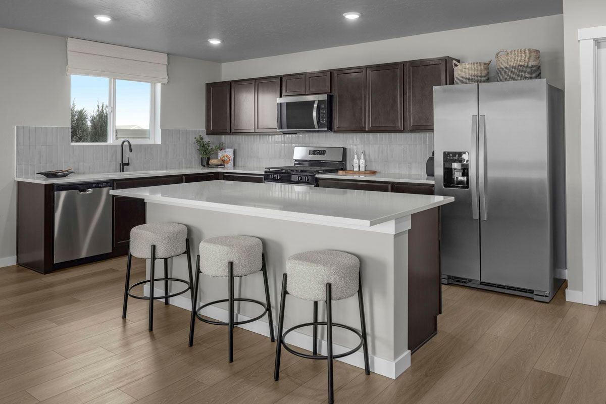 Plan 1910 Modeled - Kitchen