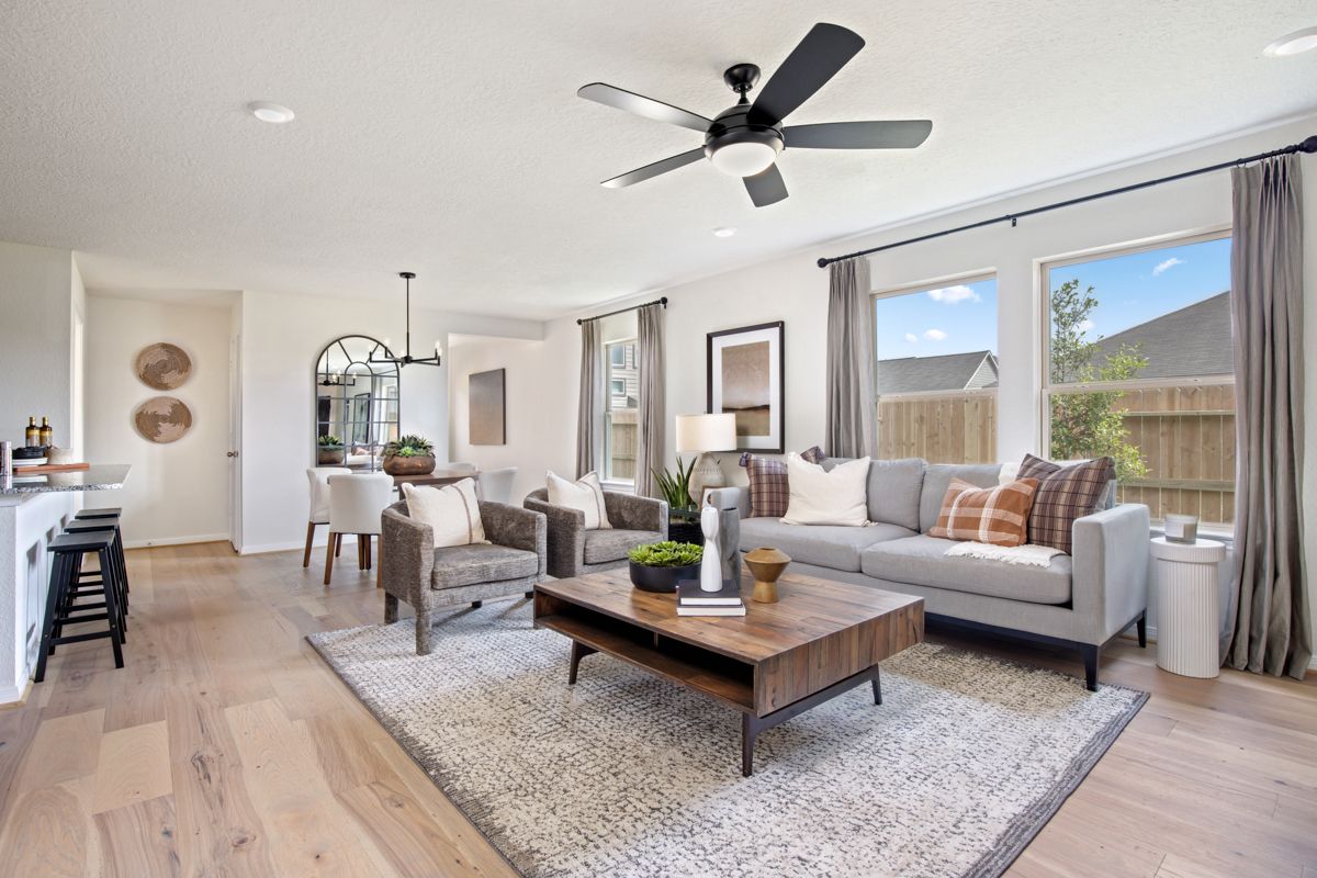 Plan 1416 Modeled - Great room