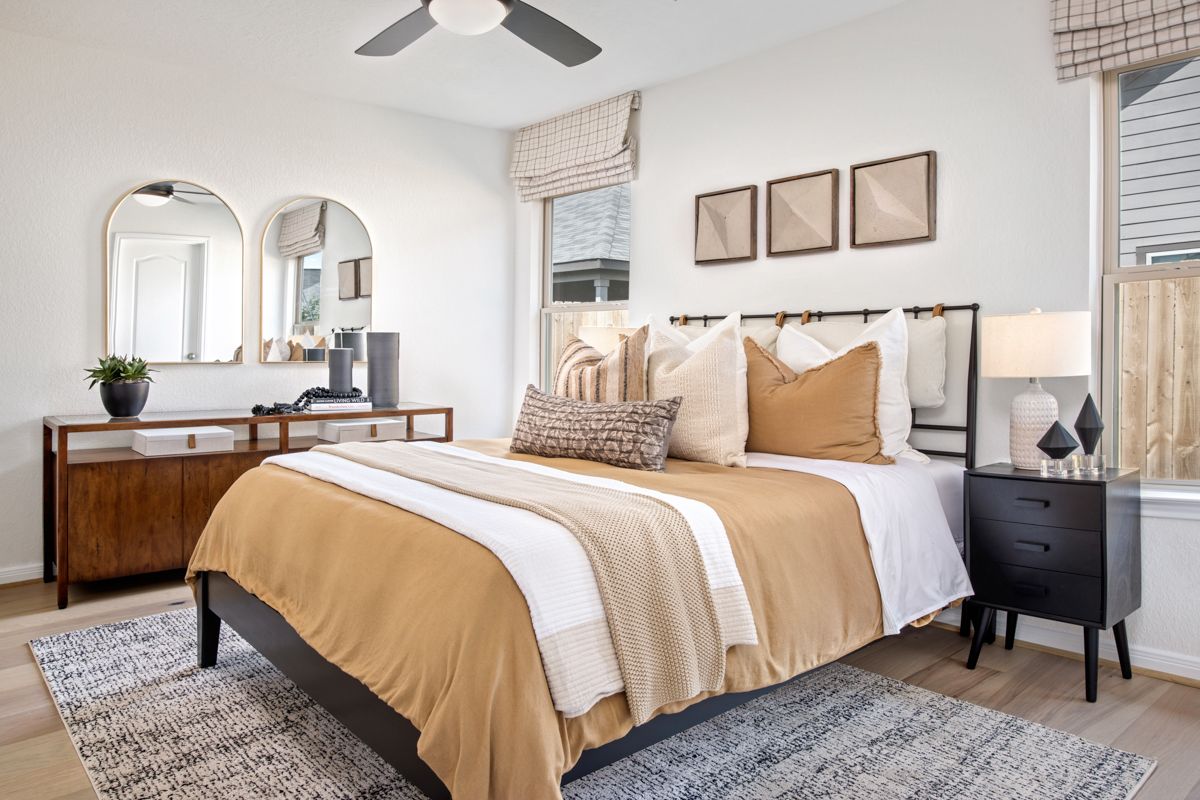 Plan 1416 Modeled - Primary bedroom