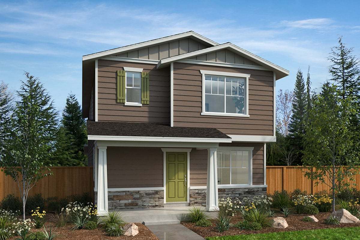 Exterior B with masonry