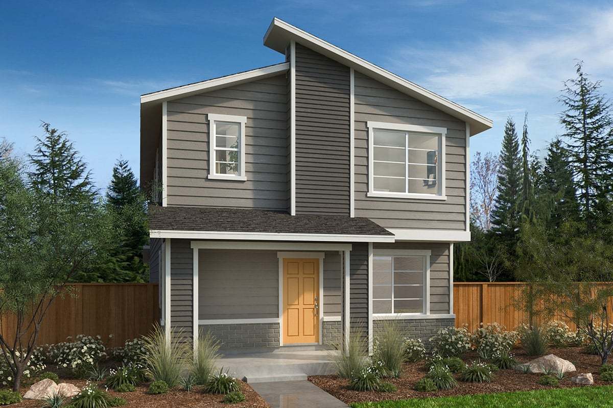 Exterior D with masonry