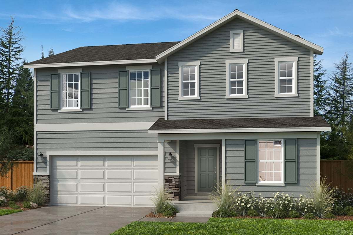 Exterior A with optional masonry