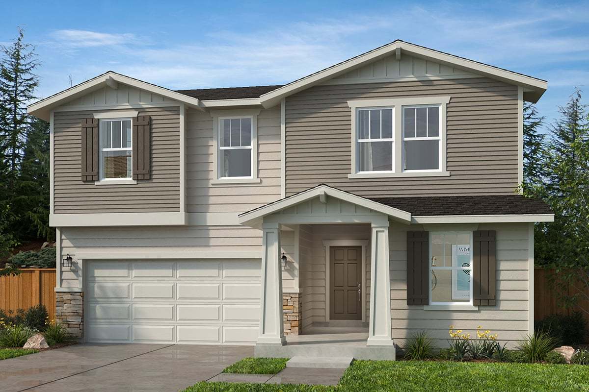 Exterior B with optional masonry