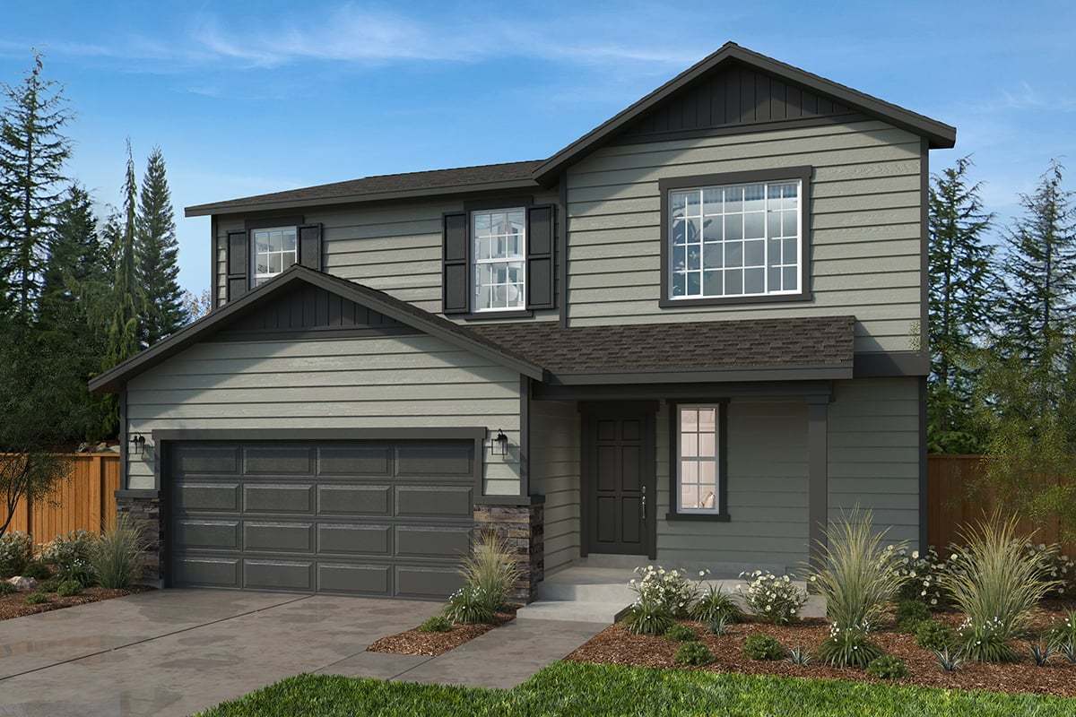 Exterior A with optional masonry