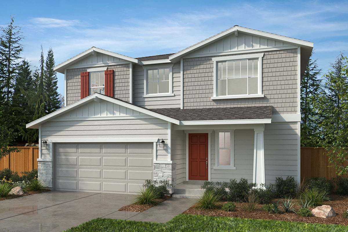 Exterior B with optional masonry