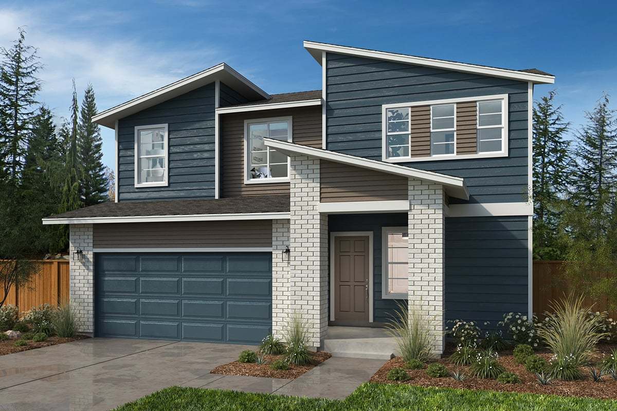 Exterior D with optional masonry