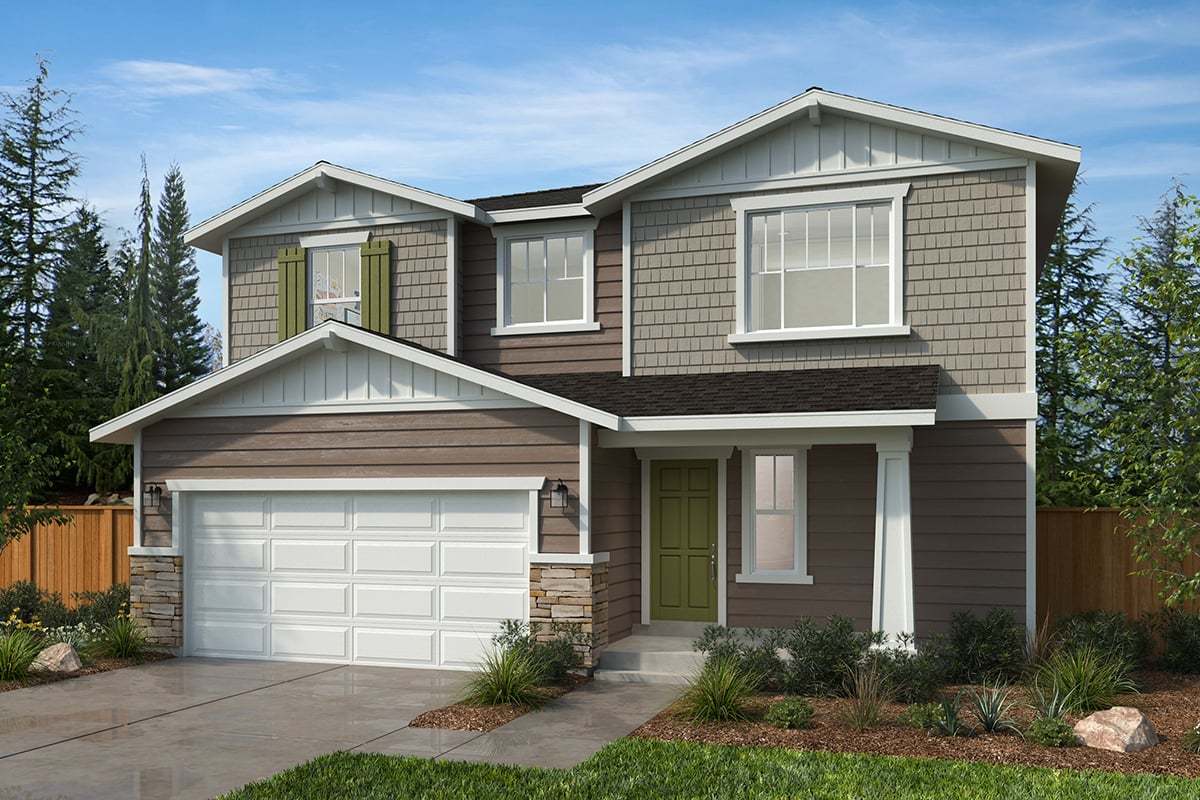 Exterior B with optional masonry