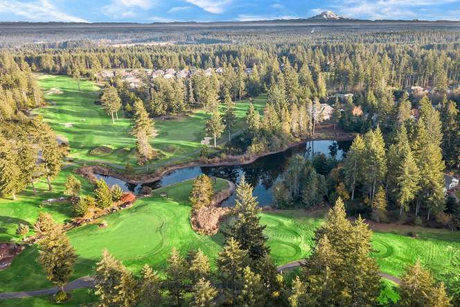 Near golfing