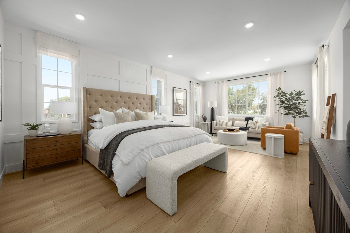 Plan 2428 Modeled - Primary bedroom