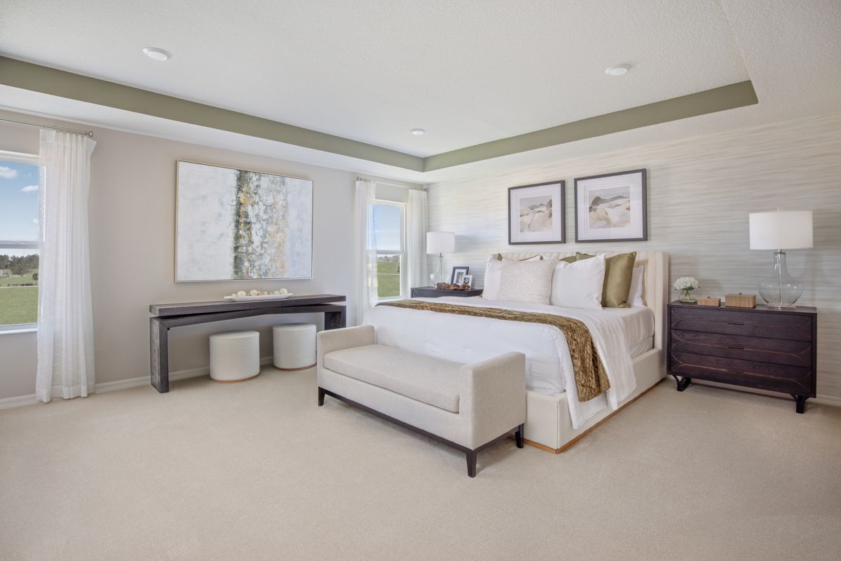Plan 2566 Modeled - Primary bedroom