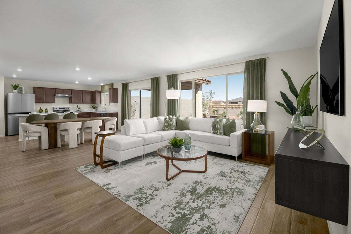 Plan 1618 Modeled - Great room