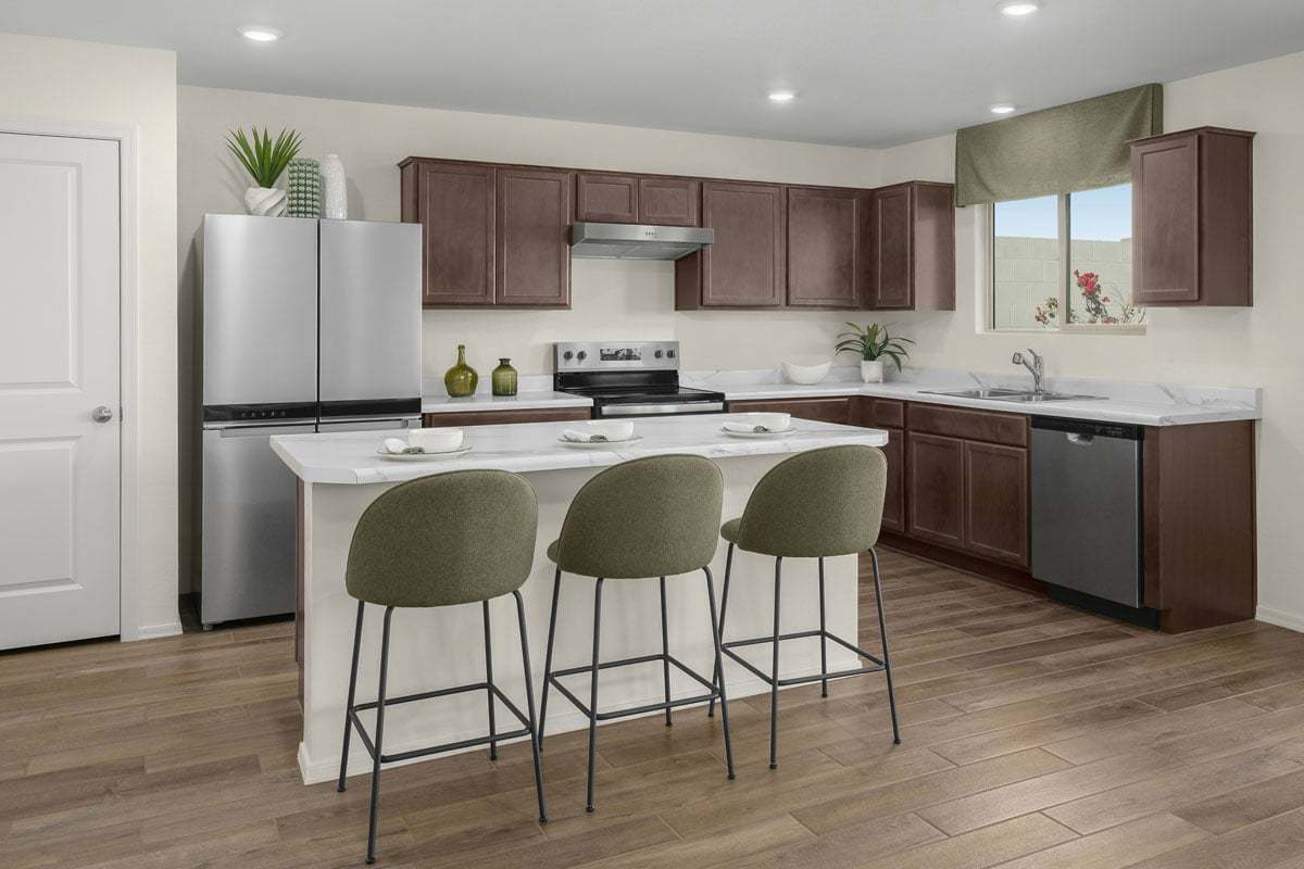 Plan 1618 Modeled - Kitchen