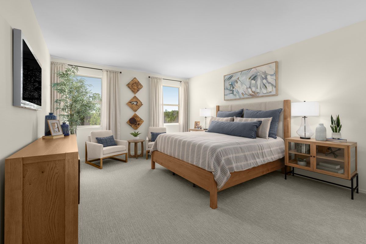 Plan 2301 Modeled - Primary bedroom