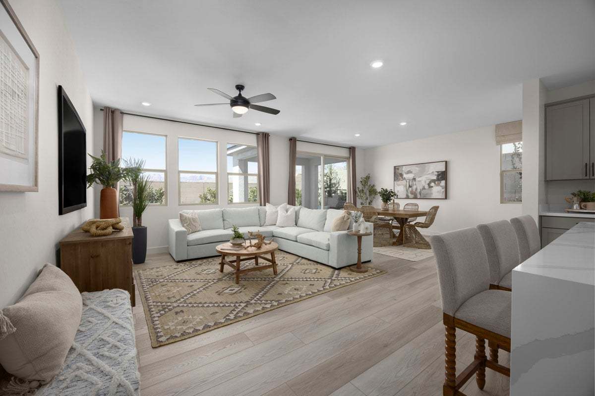 Plan 2070 Modeled - Great room