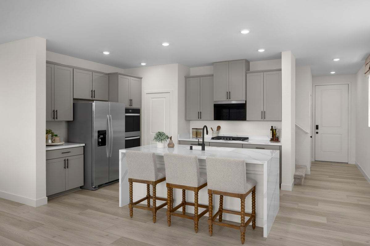 Plan 2070 Modeled - Kitchen