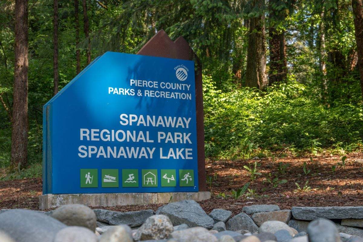 Short drive to Spanaway Regional Park