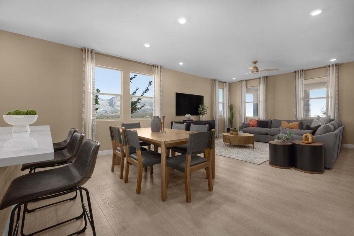 Plan 1947 End Unit Modeled floor plan