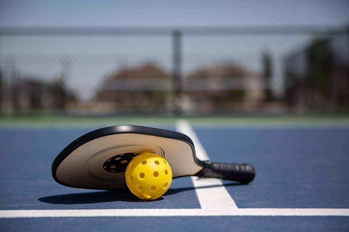 Minutes to pickleball courts
