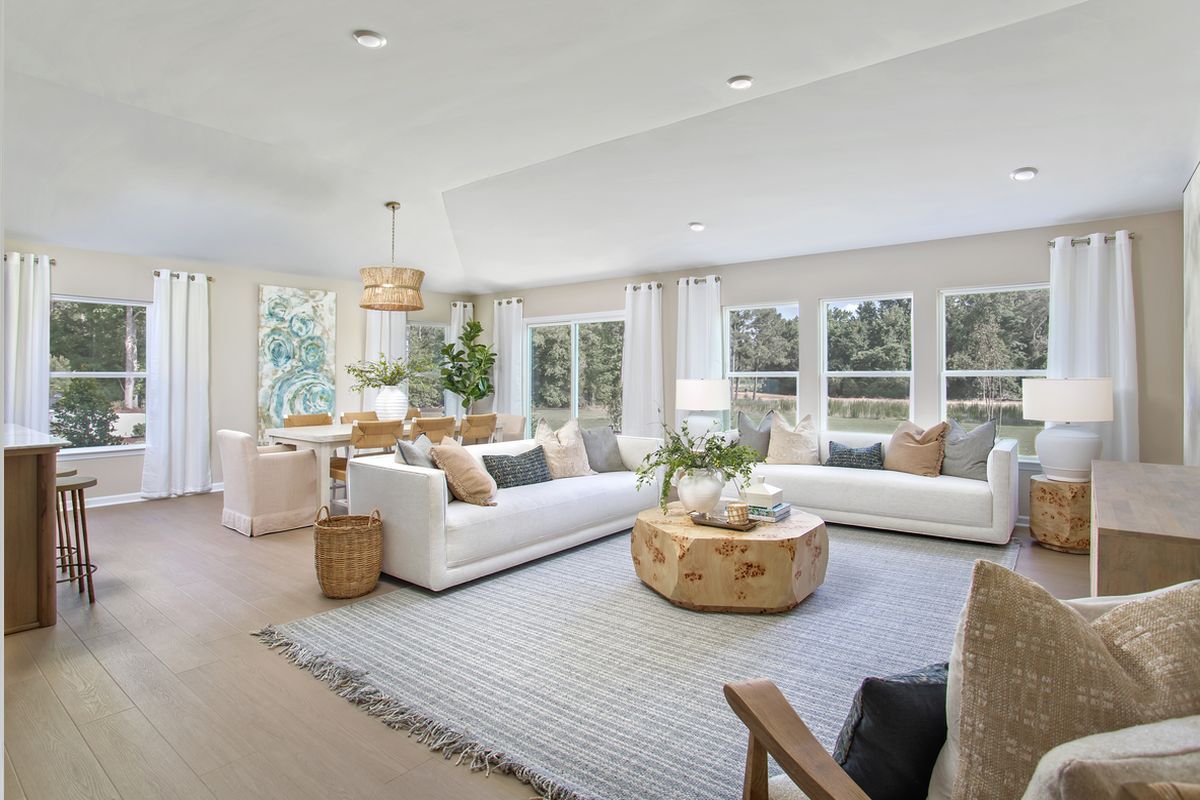 Plan 1910 Modeled - Great room