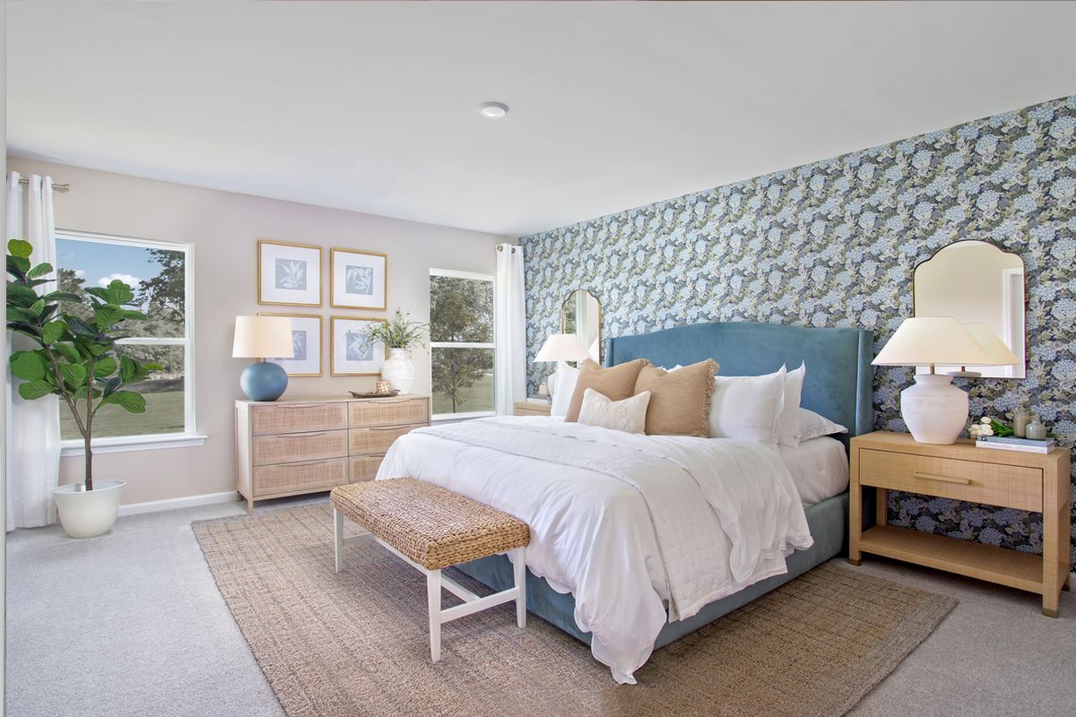 Plan 1910 Modeled - Primary bedroom