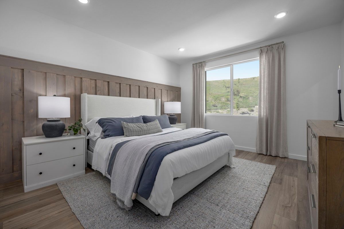 Plan 1987 Modeled - Primary bedroom