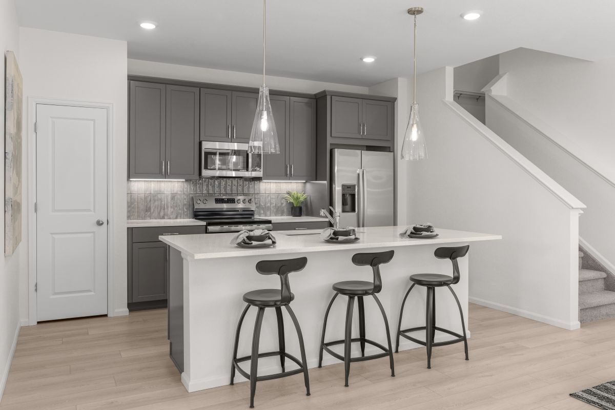Plan 1755 Modeled - Kitchen