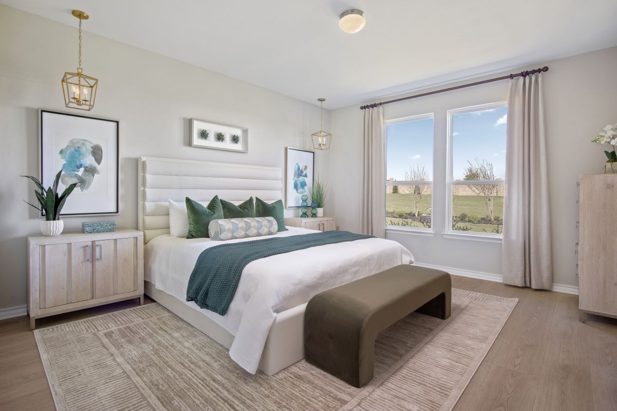 Plan 2062 Modeled - Primary bedroom