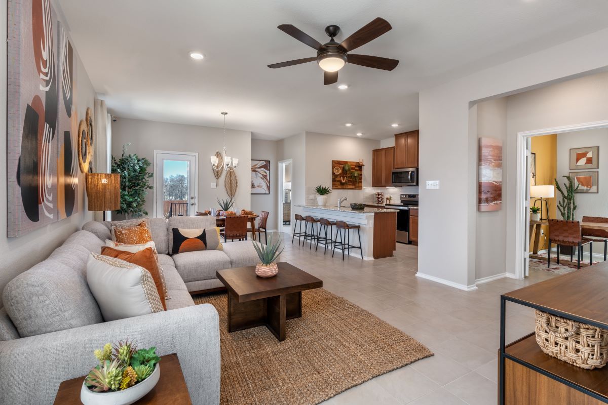 Plan 1360  - Great room