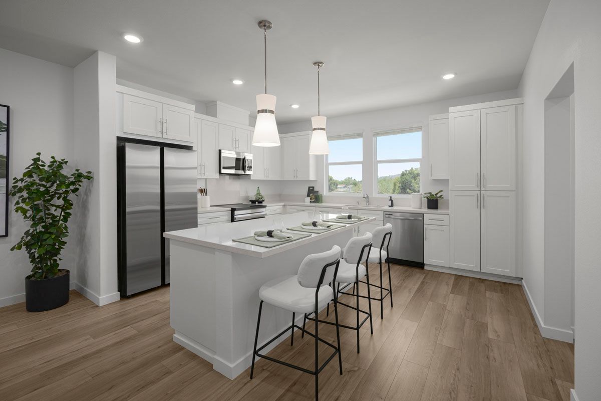 Plan 1560 Modeled - Kitchen
