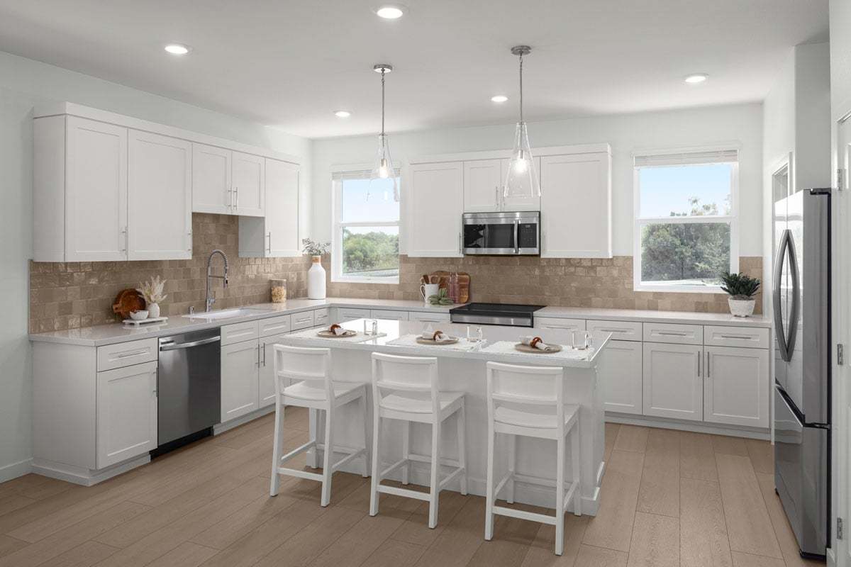 Plan 1680 Modeled - Kitchen