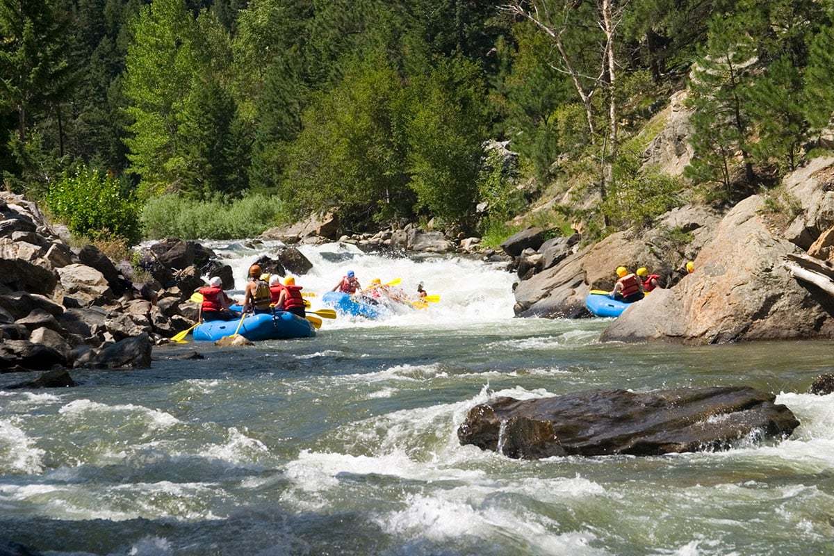 Close to American River for whitewater rafting