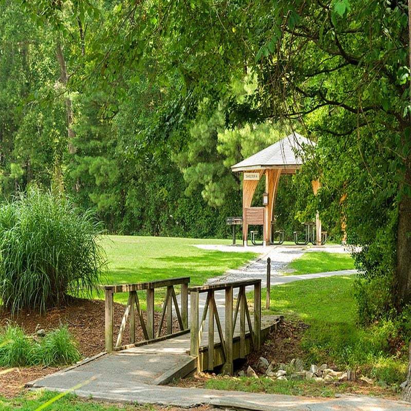 Near Lake Benson Park in Garner