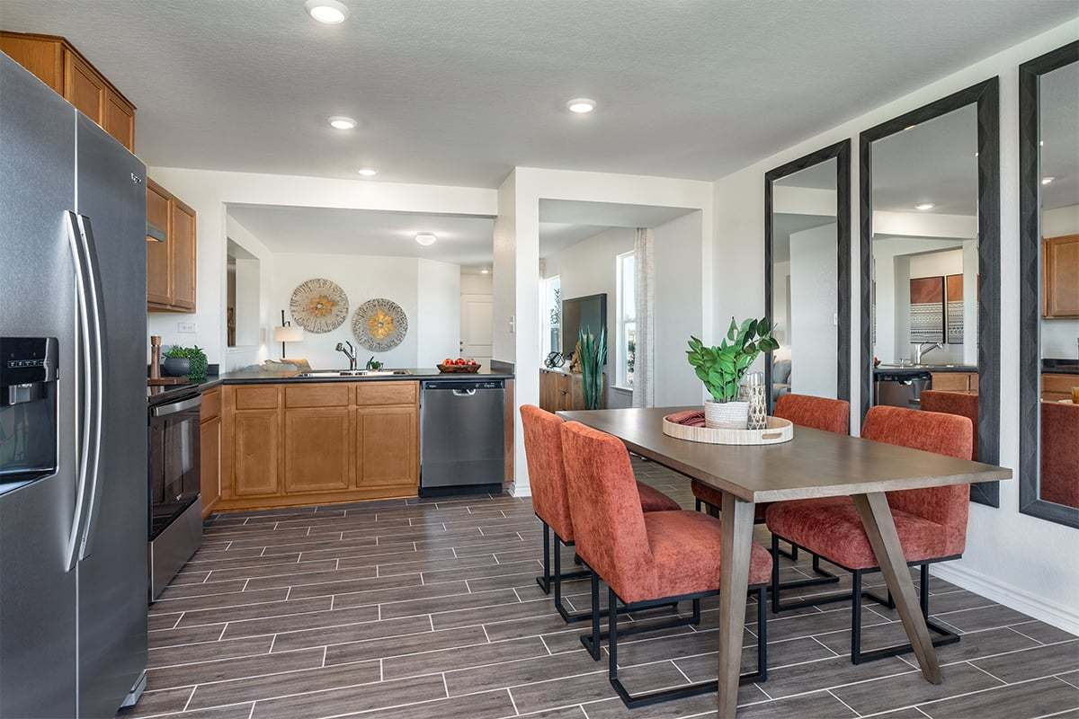 Plan 1243 Modeled - Kitchen