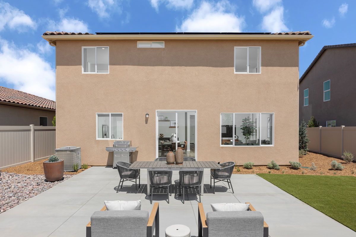 Plan 2429 Modeled - Rear exterior