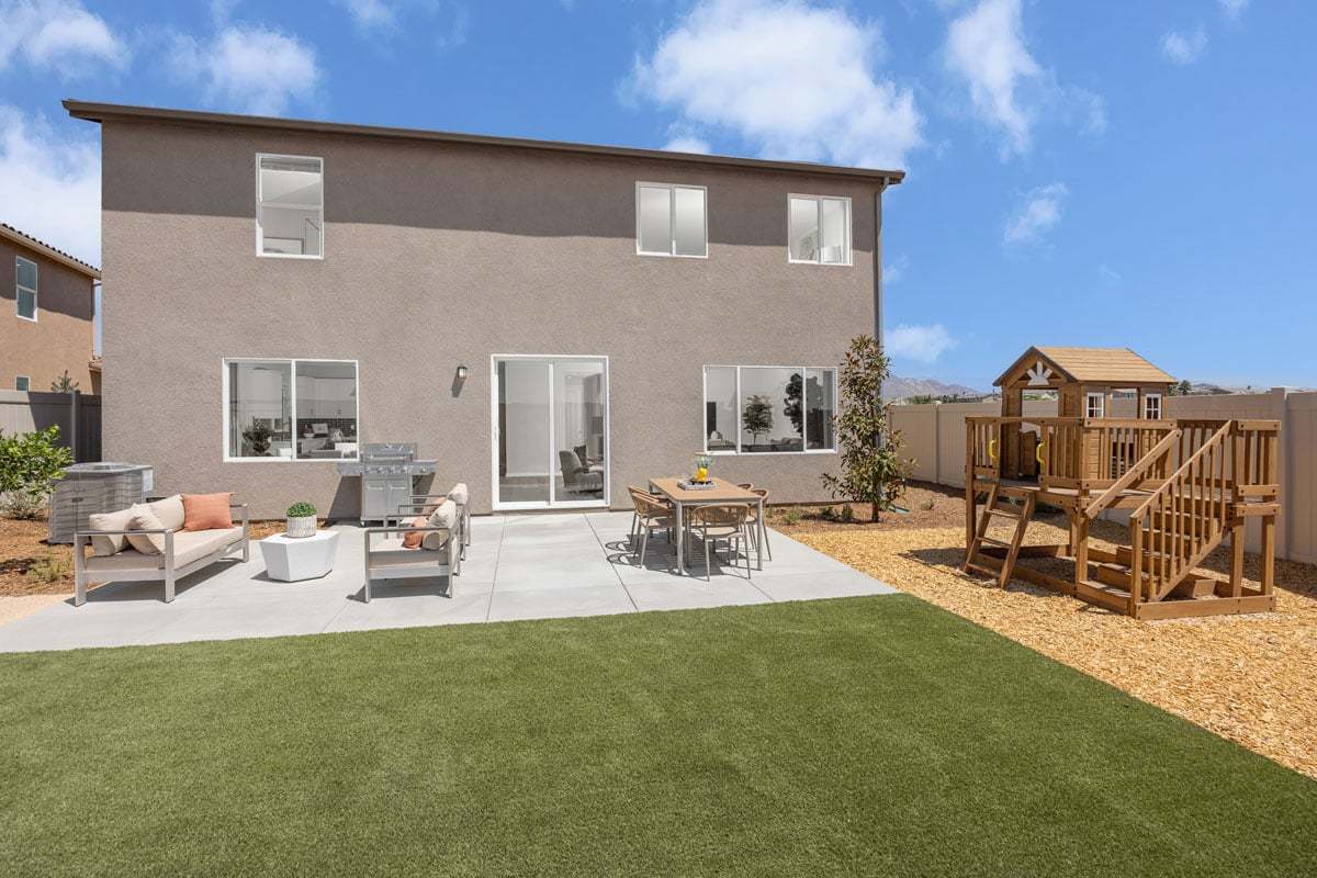 Plan 2889 Modeled - Rear exterior