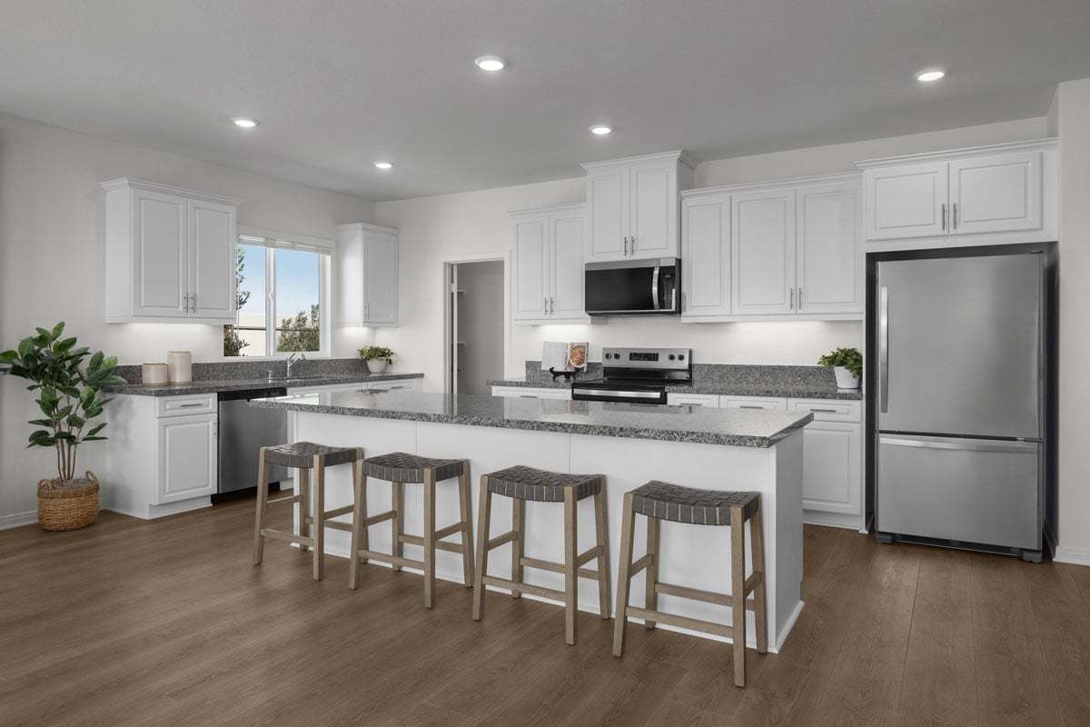 Plan 1742 Modeled - Kitchen