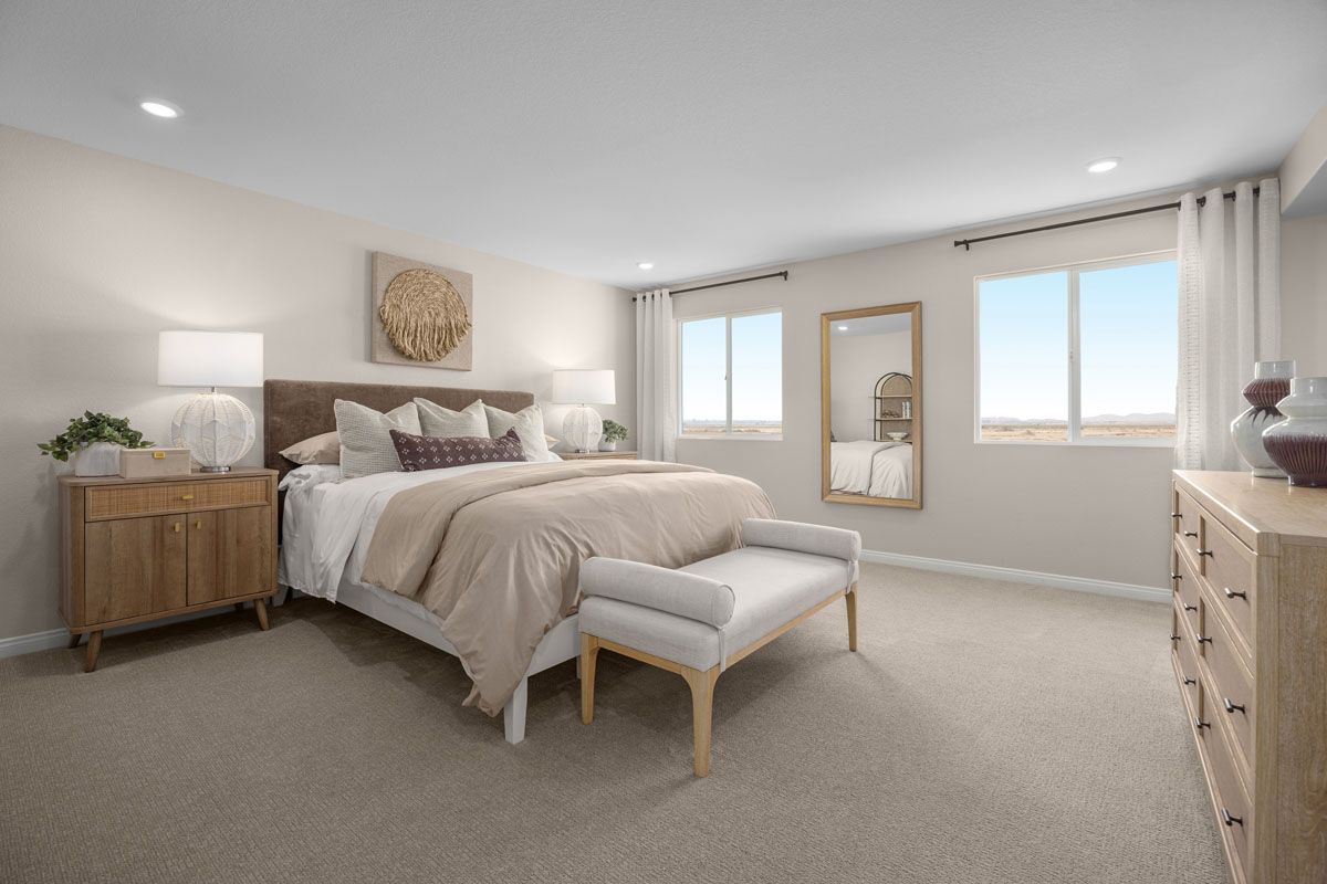 Plan 2889 Modeled - Primary bedroom