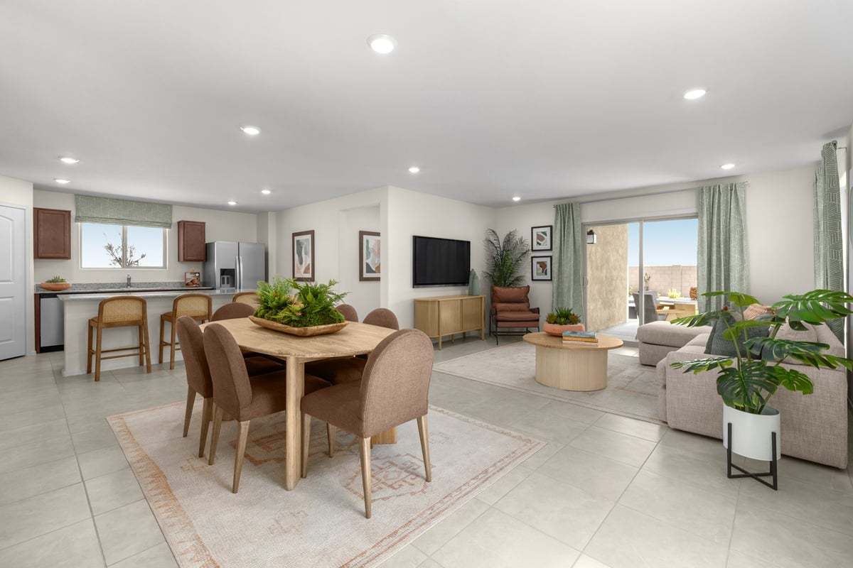Plan 1465 Modeled - Great room