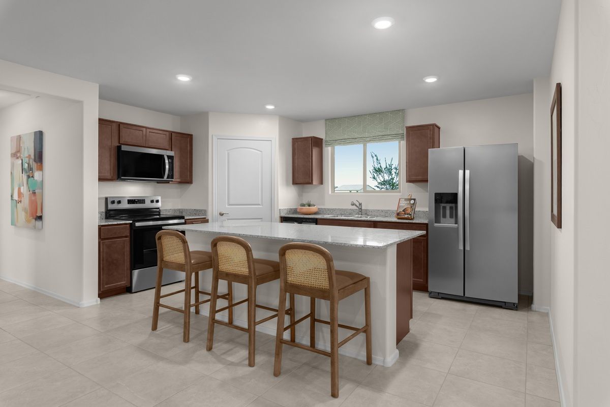 Plan 1465 Modeled - Kitchen
