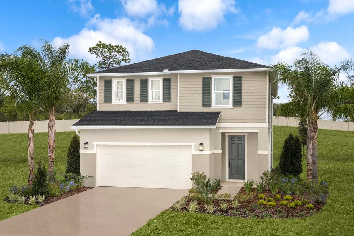 Plan 2107 Modeled - Front exterior
