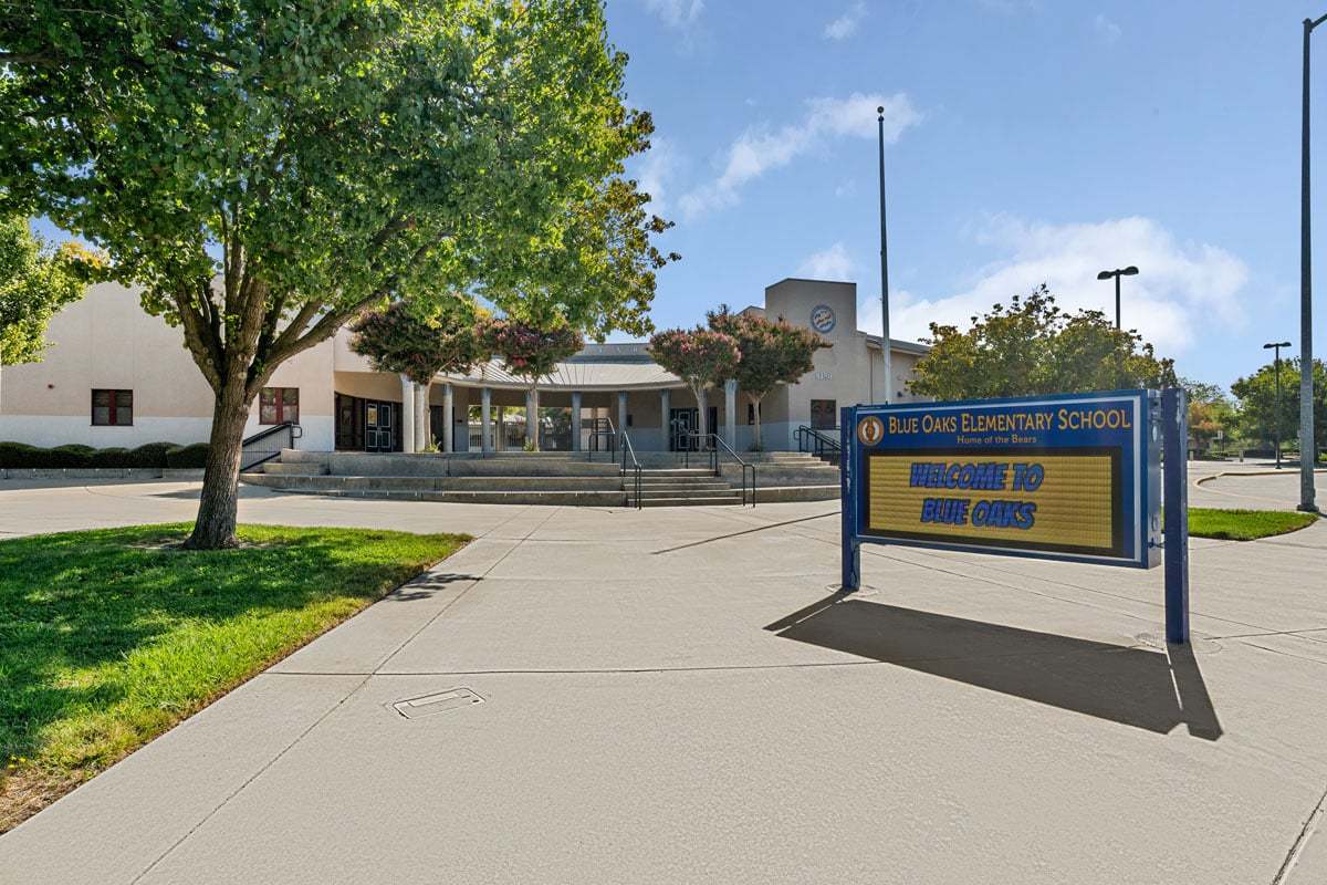 Near Blue Oaks Elementary School