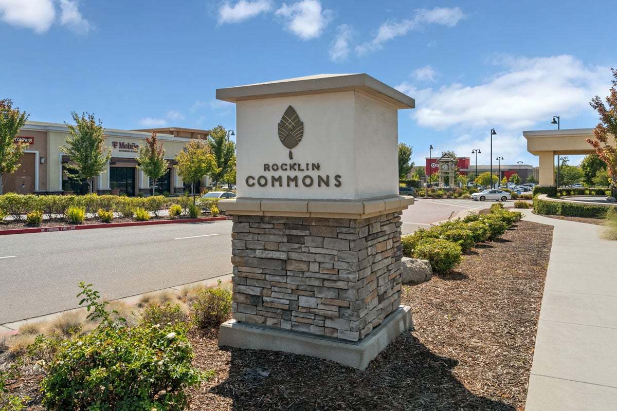 Close to shopping and dining at Rocklin Commons