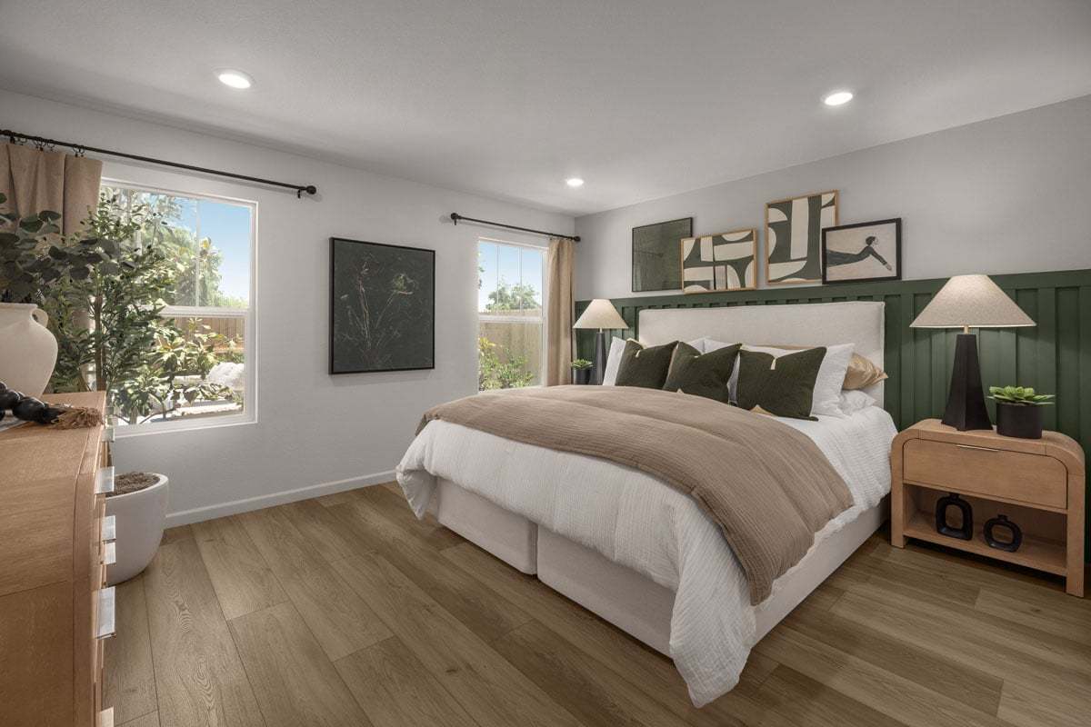 Plan 1481 Modeled - Primary bedroom