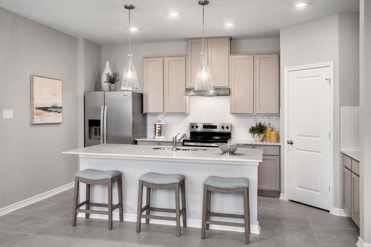 Plan 1605 Modeled - Kitchen