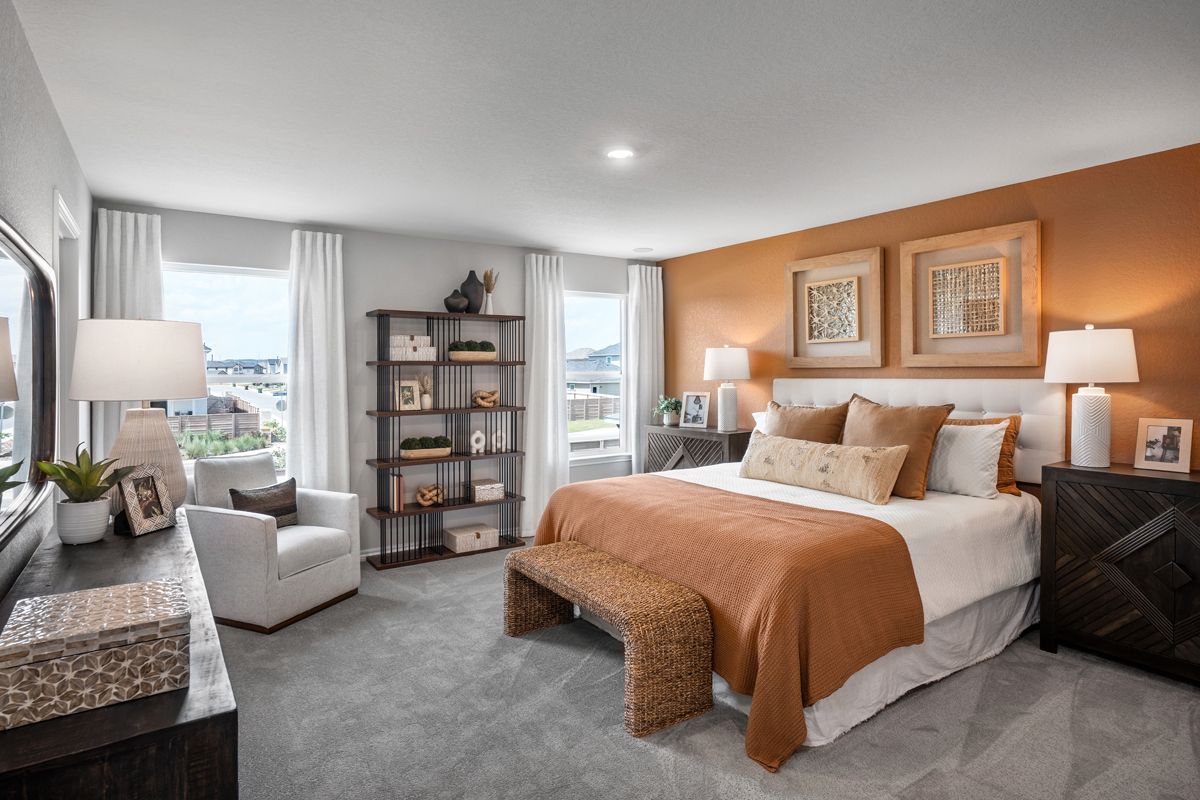 Plan 2088 Modeled - Primary bedroom